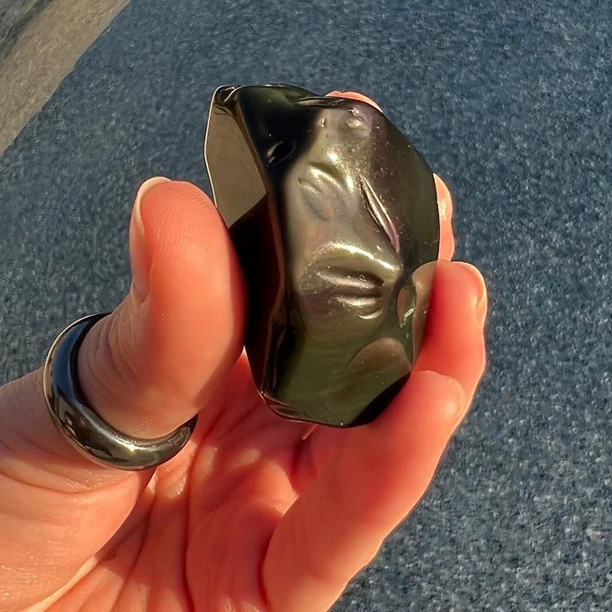 Rainbow Obsidian Tumbles