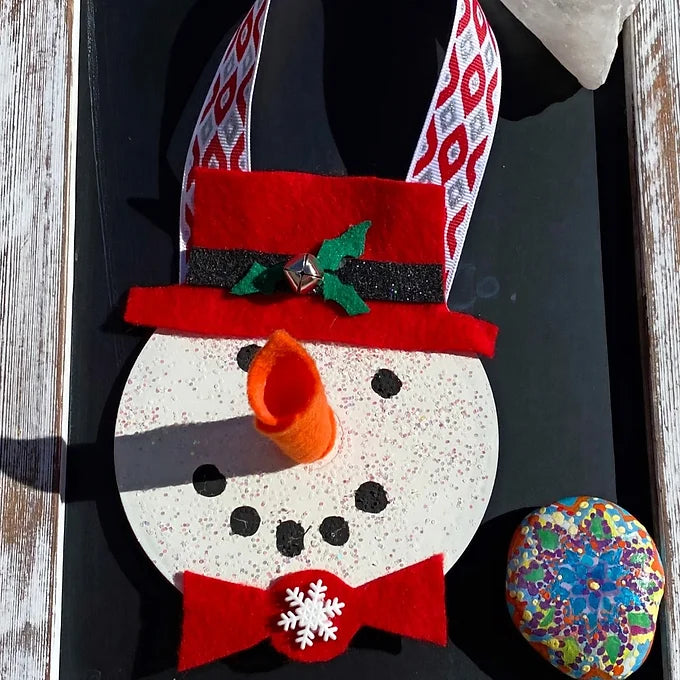 Red Snowman Ornament