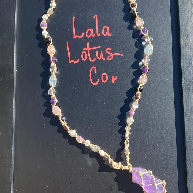 Reikied Antianxiety Hemp Necklace