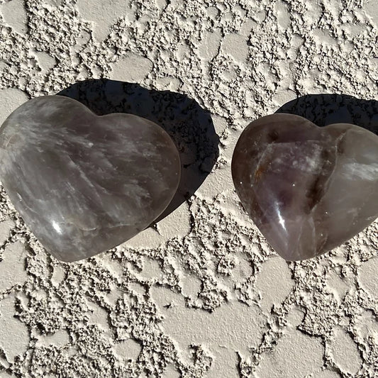 Super7 Quartz Heart Carving