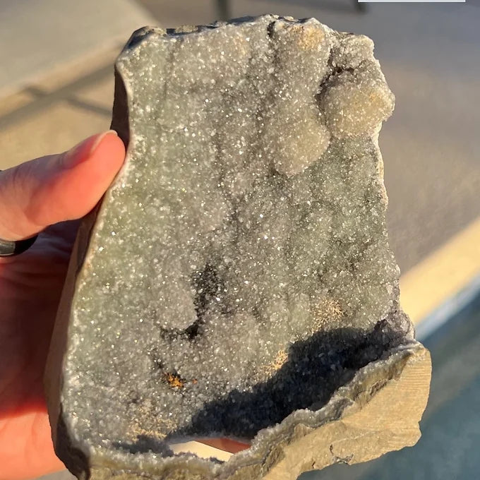 Black Amethyst Geode