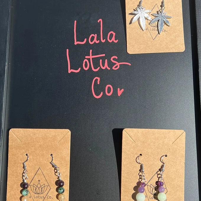 Silver Marijuana Leaf Earrings