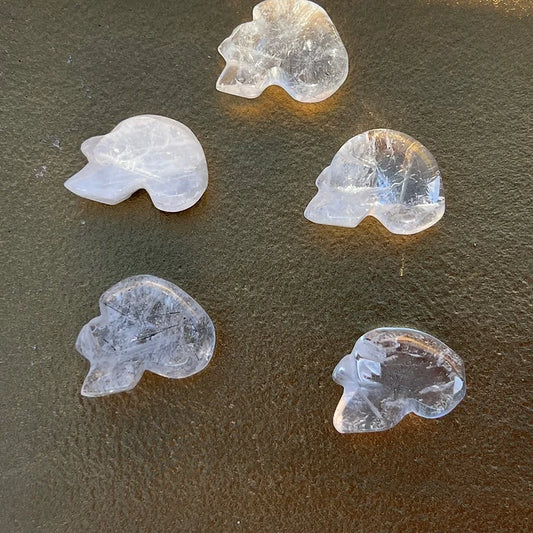 Mini Quartz Skulls