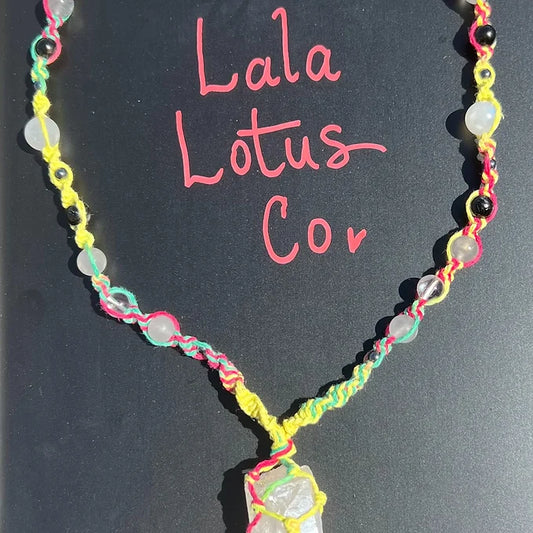 Rasta Inspired Hemp Necklace