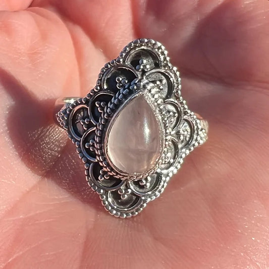 Rose Quartz Ring
