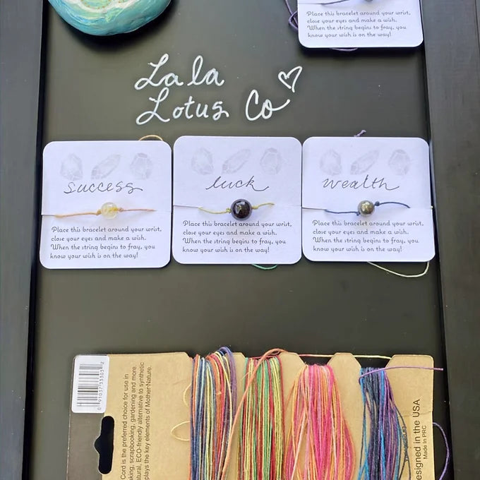 Tie-dye Wish Bracelets