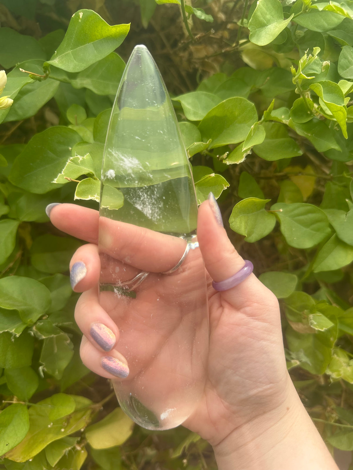 Large Clear Quartz Drop