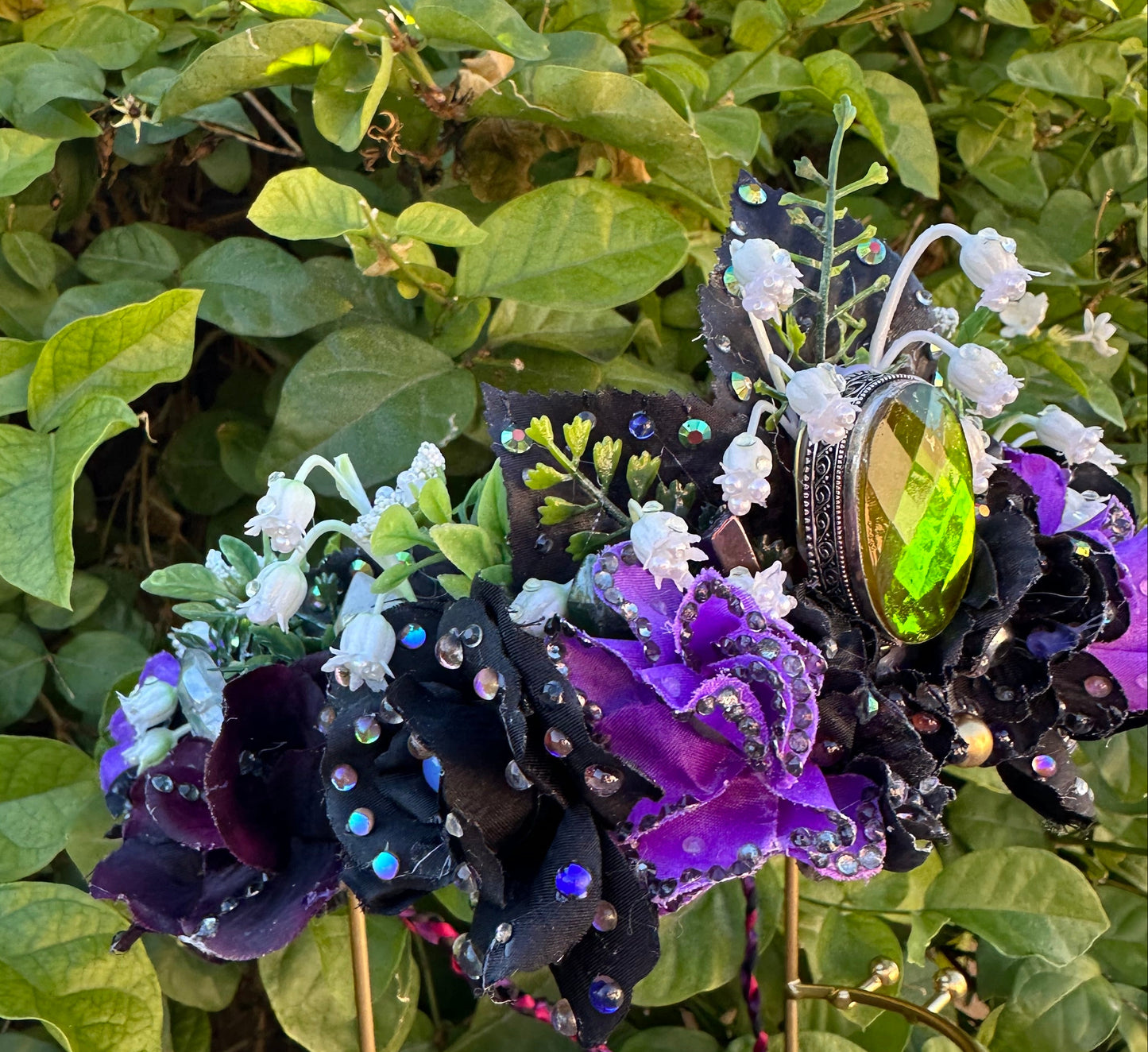 Mystic Topaz Flower Crown