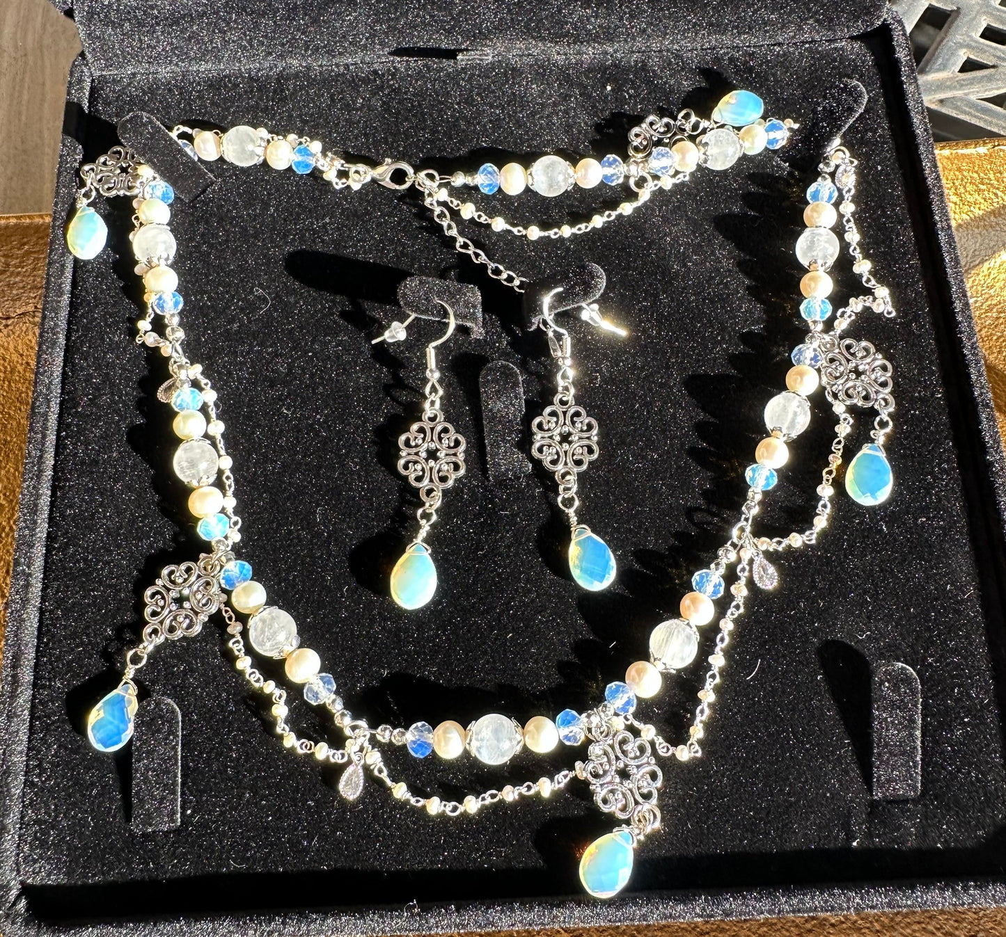 Ethereal Opalite Jewelry Set