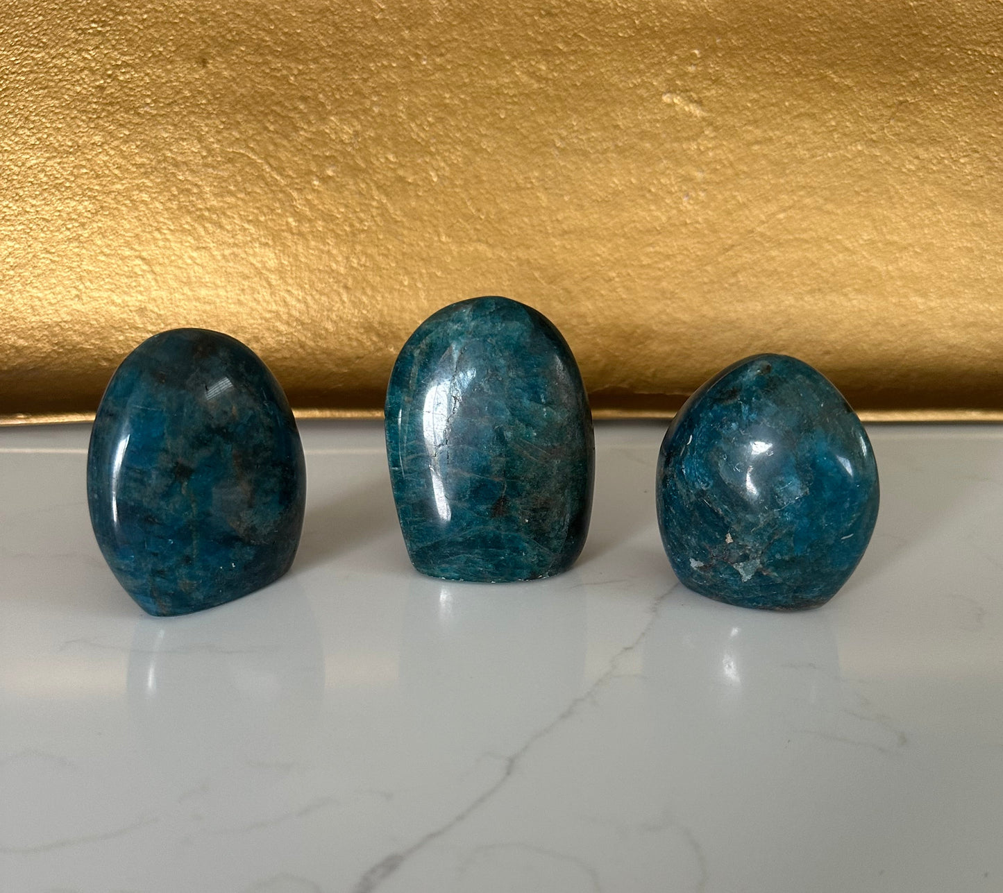 Blue Apatite Free Form