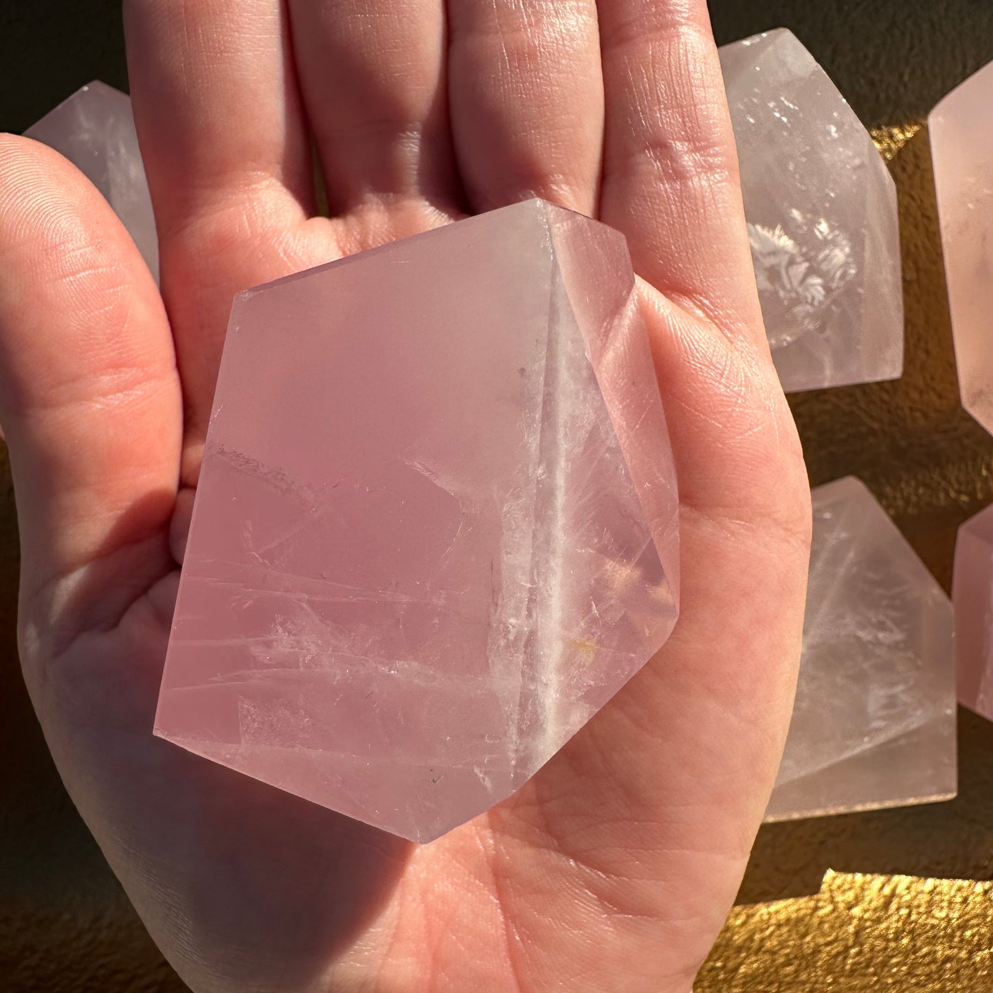 Gemmy Rose Quartz Freeforms