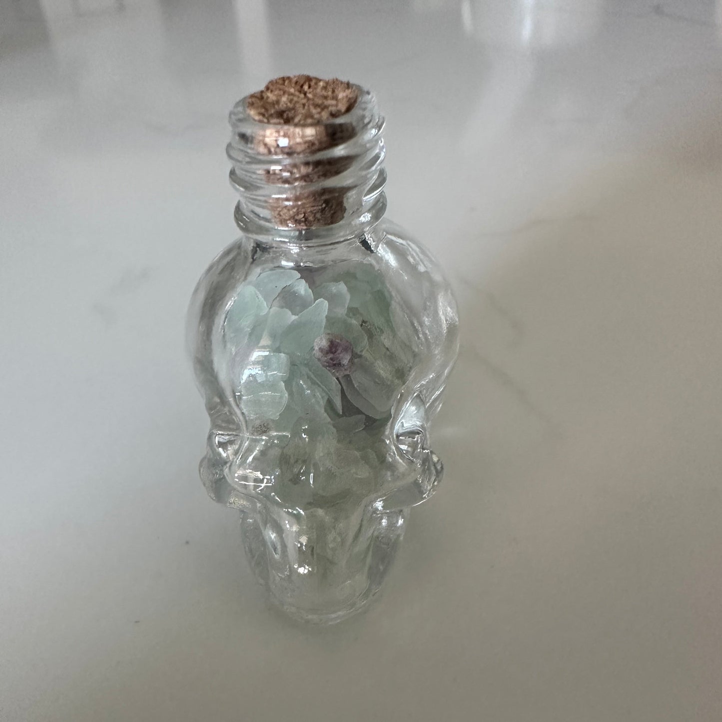 Skull Crystal Chip Jar