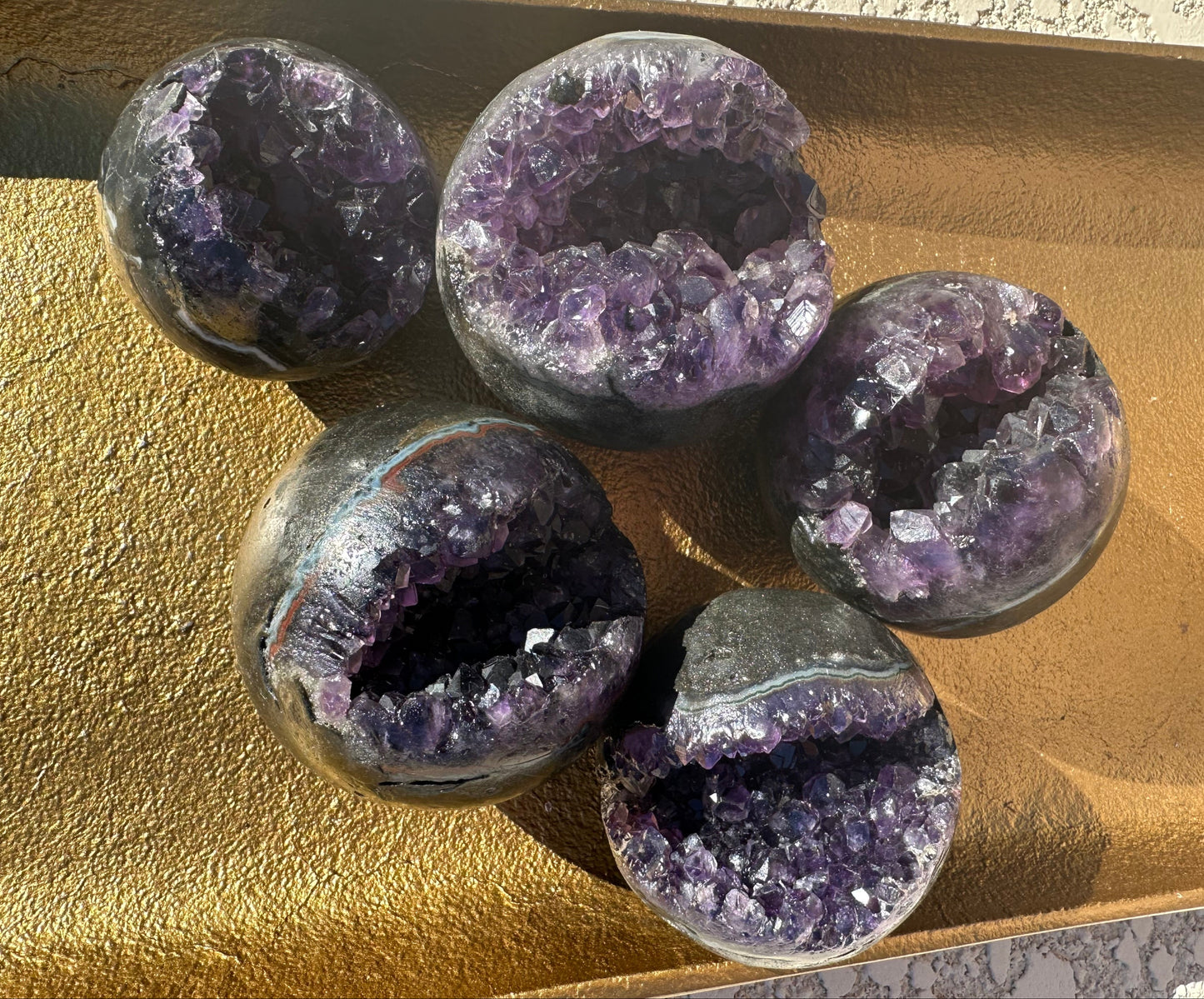 Amethyst Spheres
