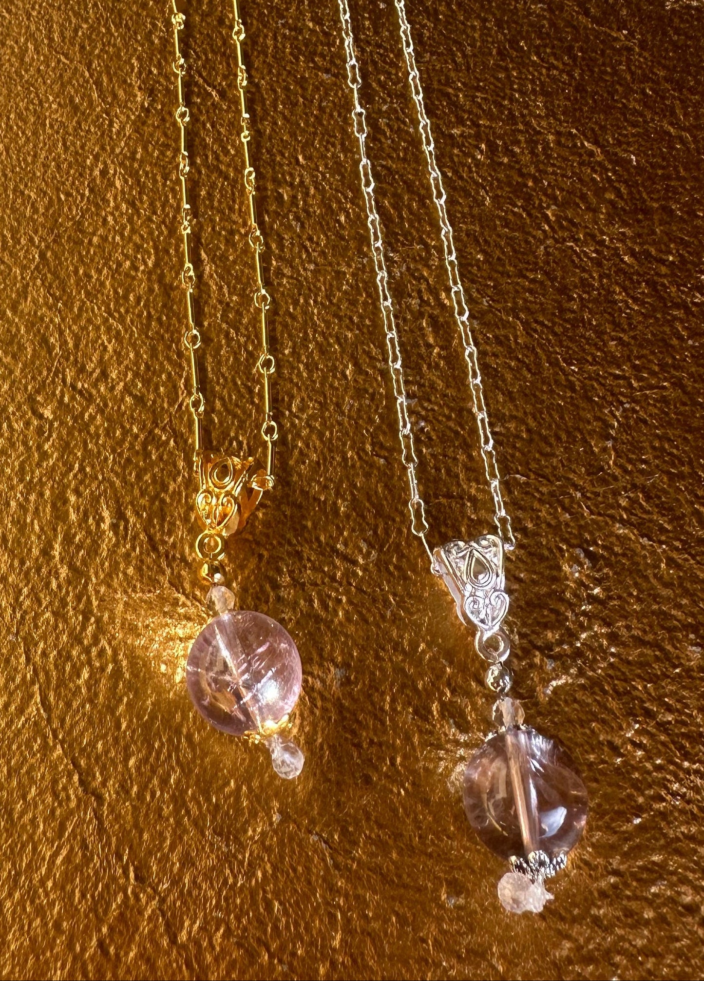 Amethyst Pool of Light Necklace