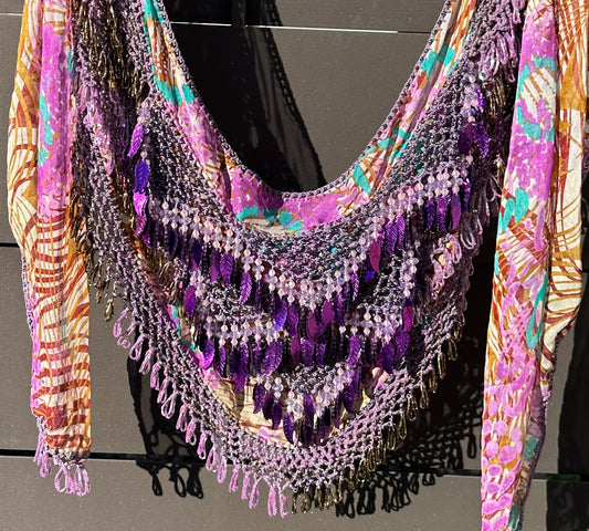 Purple Hipscarf
