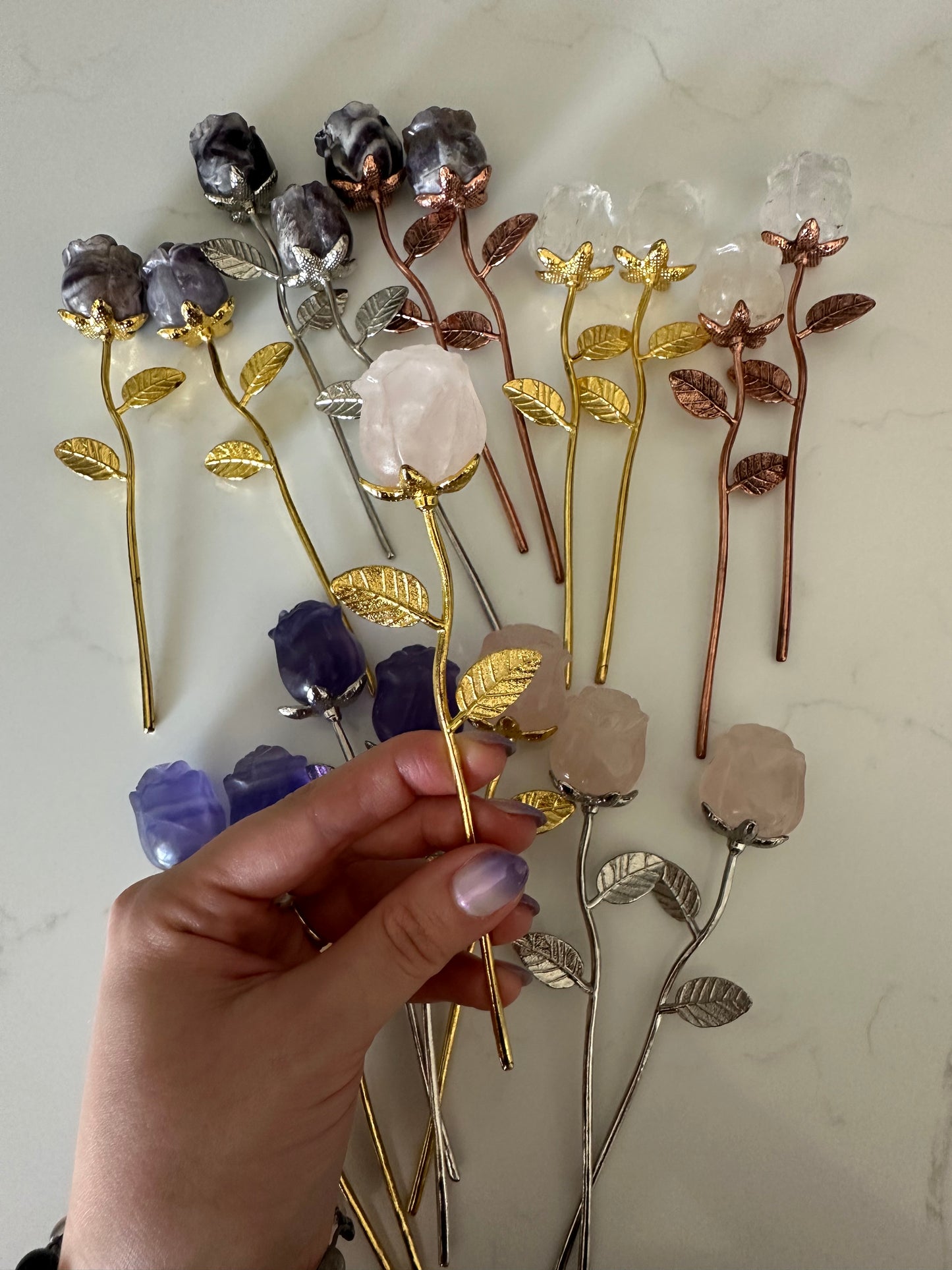 Everlasting Mini Crystal Rose