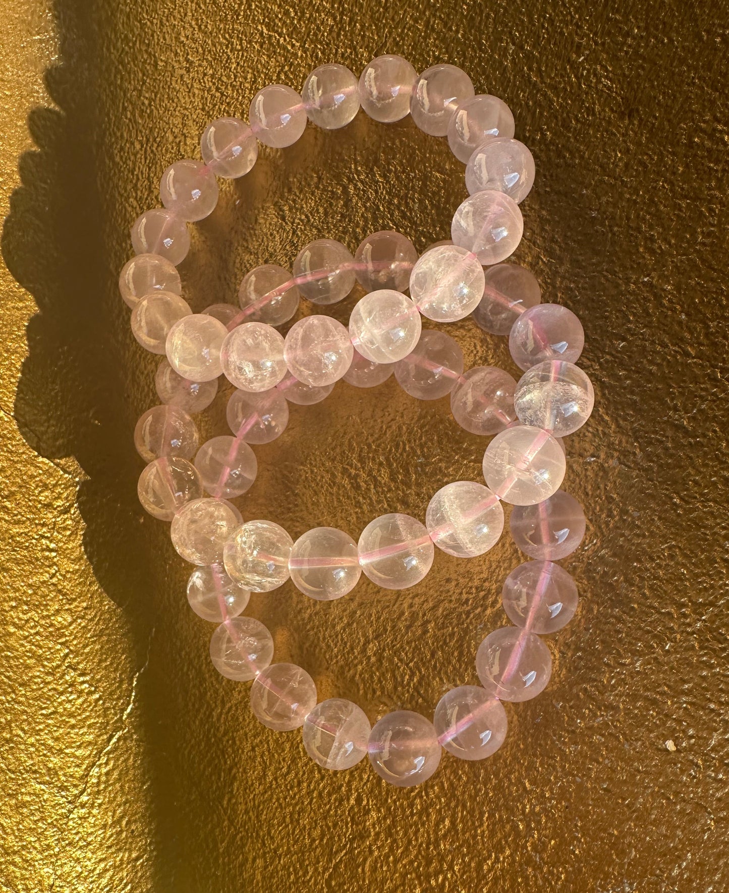 Gemmy Rose Quartz Stretch Bracelet