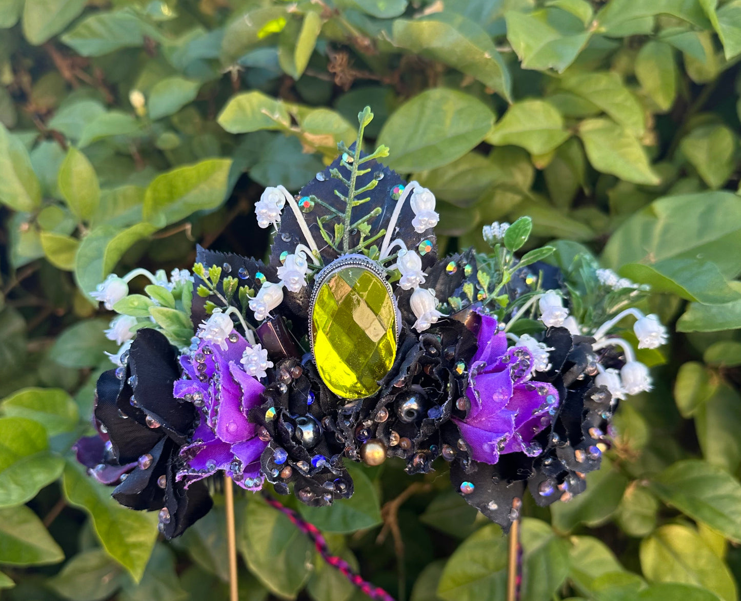 Mystic Topaz Flower Crown