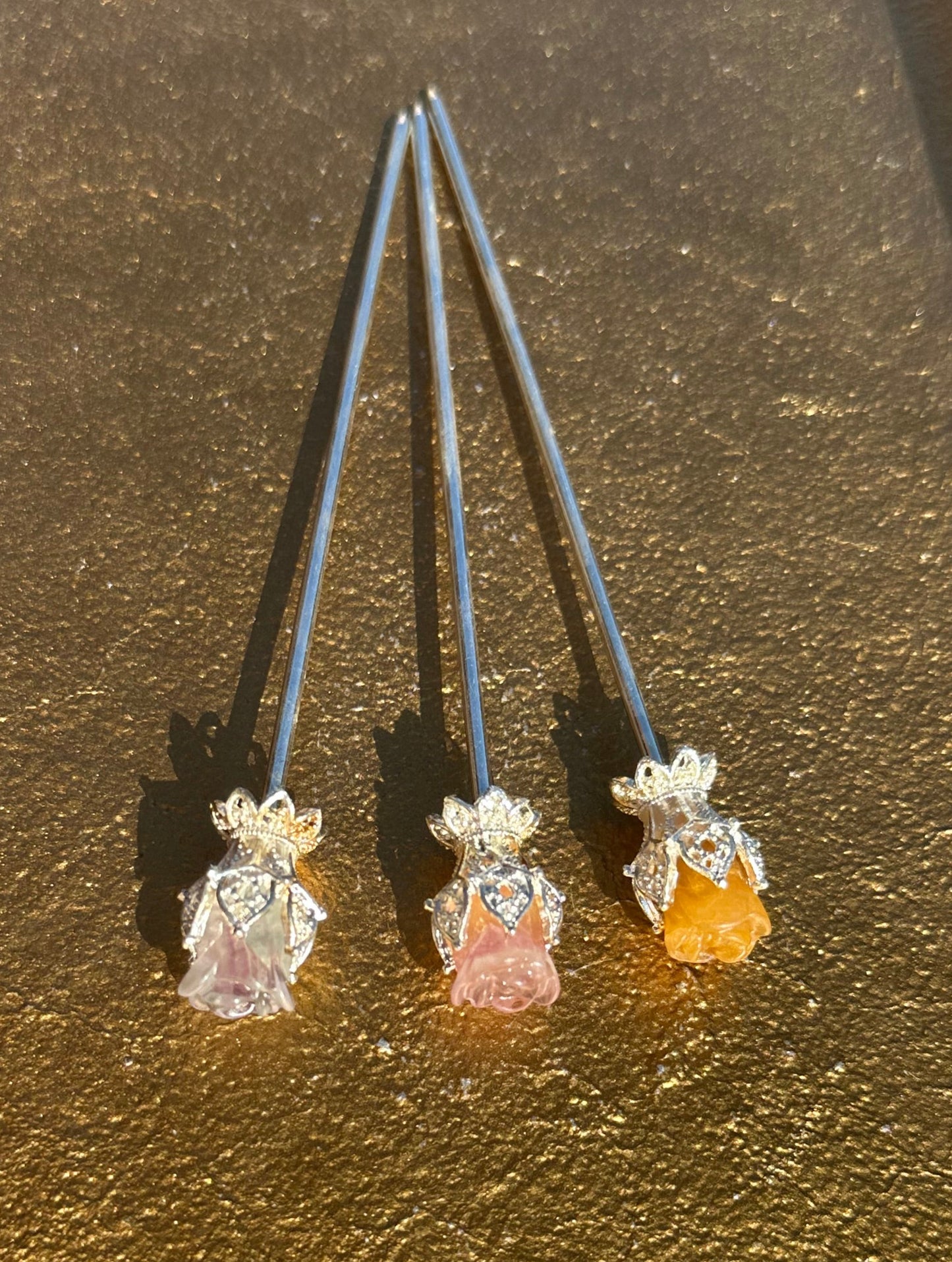 Mini Crystal Hair Pins