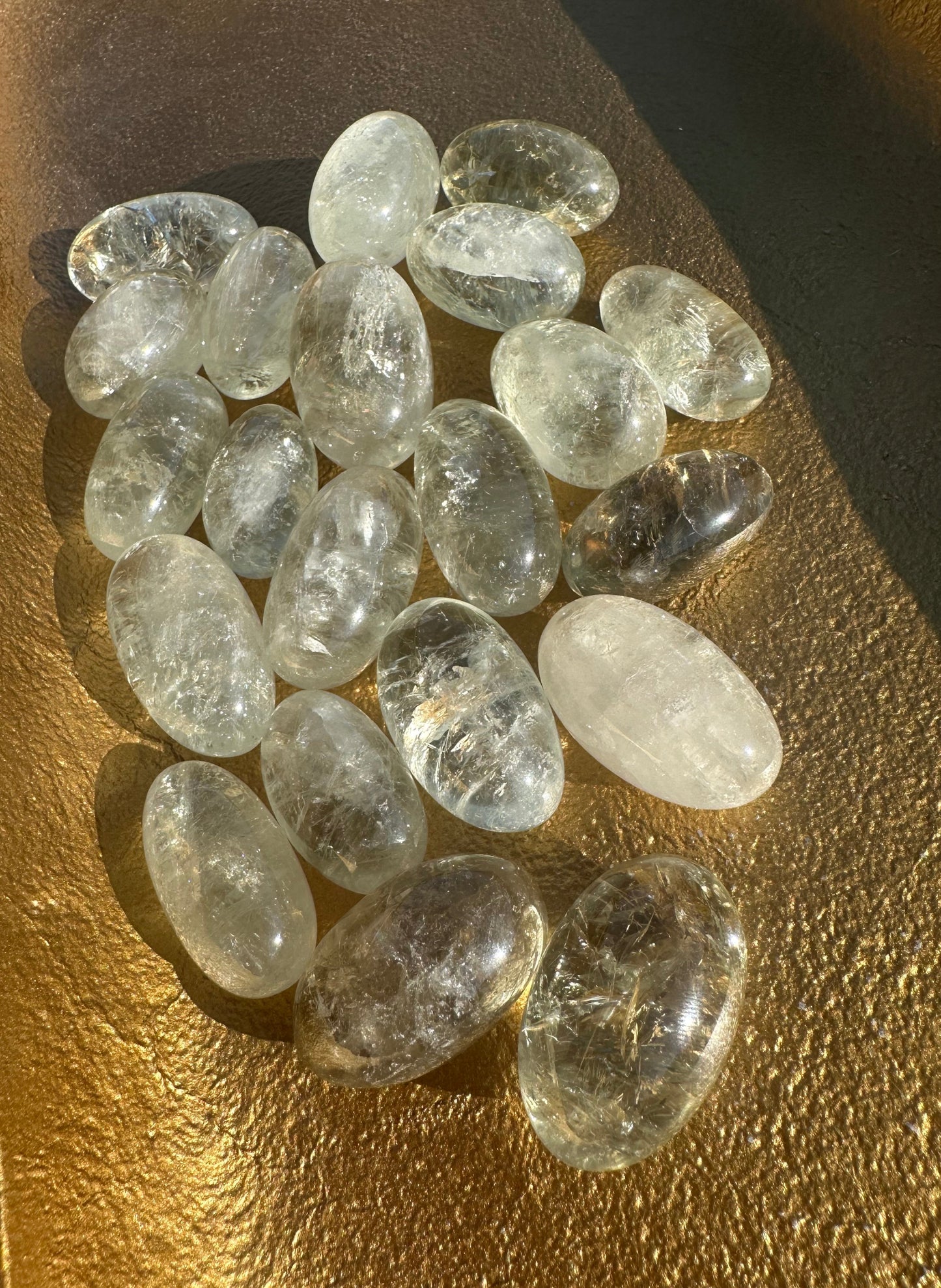 Rare Green Amethyst Tumble