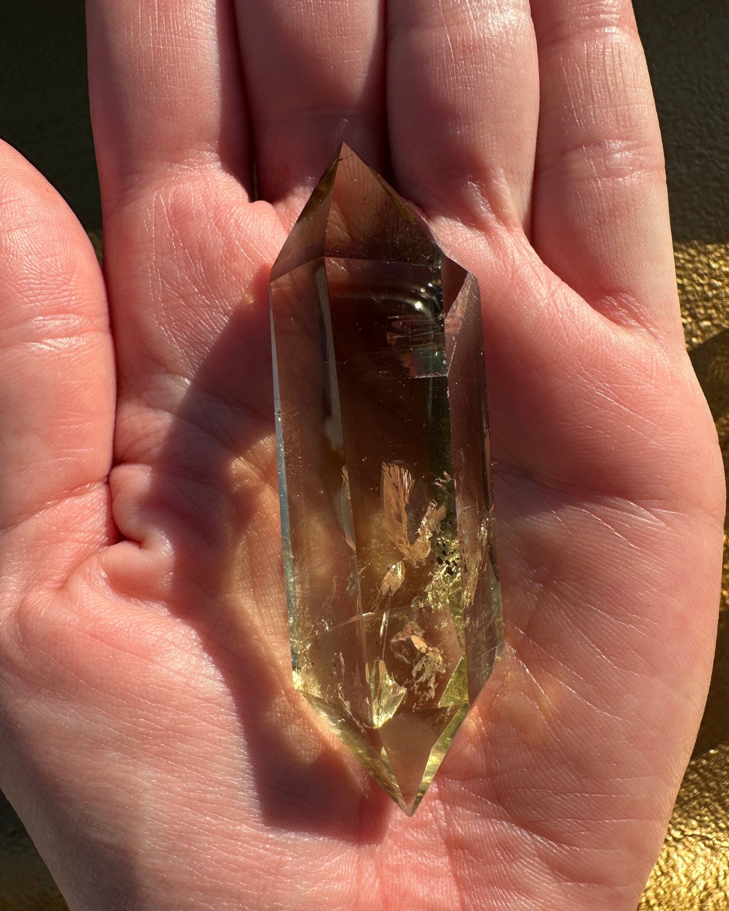 Smoky Citrine Double Terminated Wand