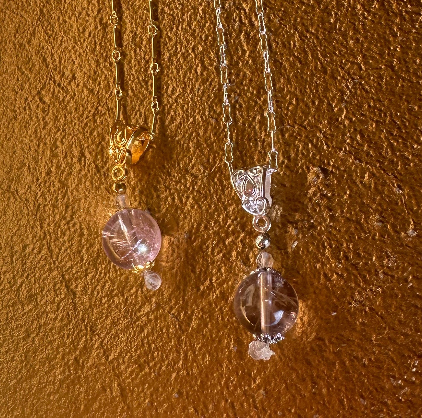 Amethyst Pool of Light Necklace