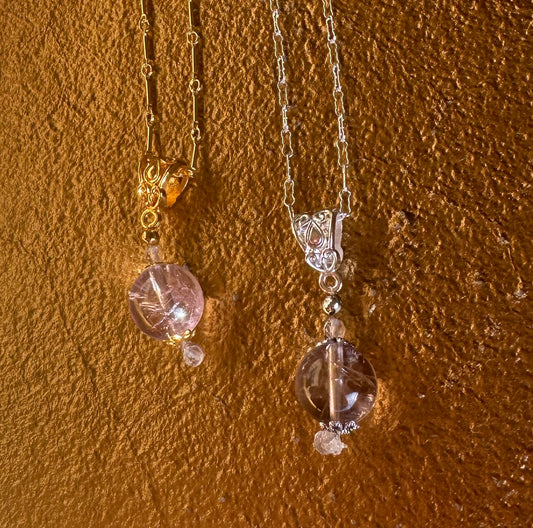 Amethyst Pool of Light Necklace