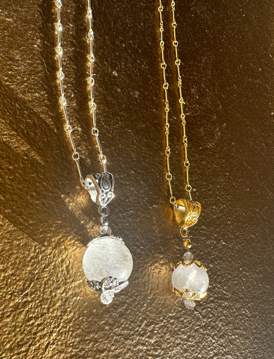 Moonstone Pool of Light Necklace