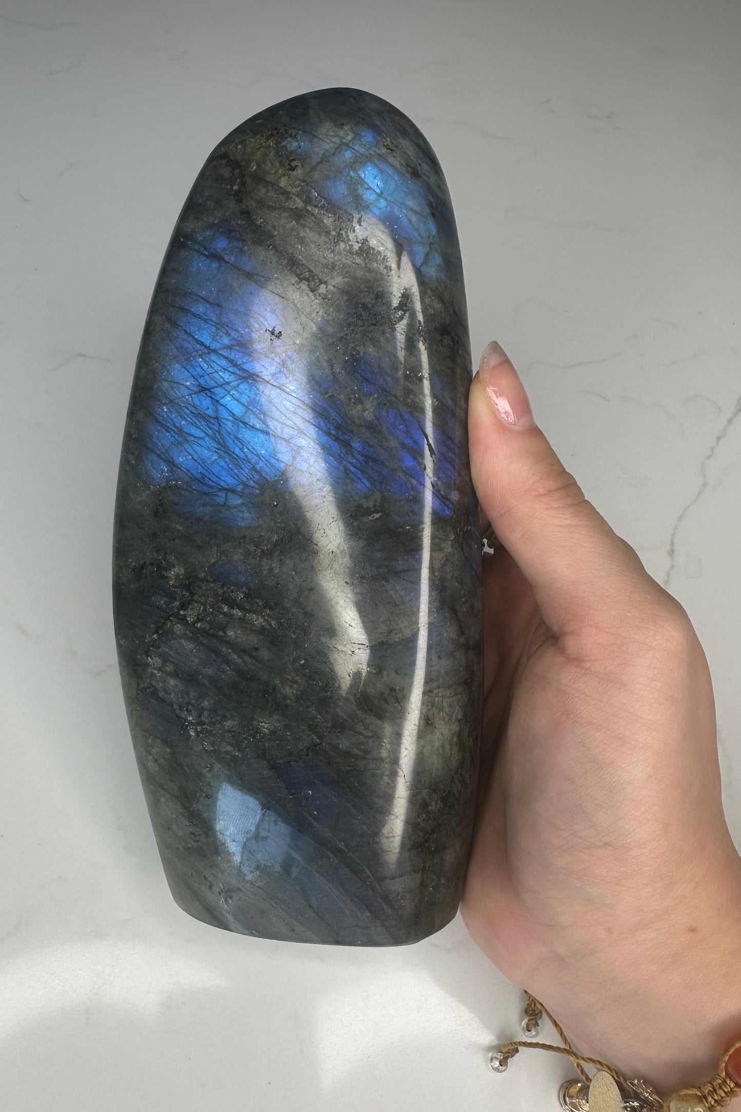 Flashy Large Labradorite Freeform (Blue & Violet)
