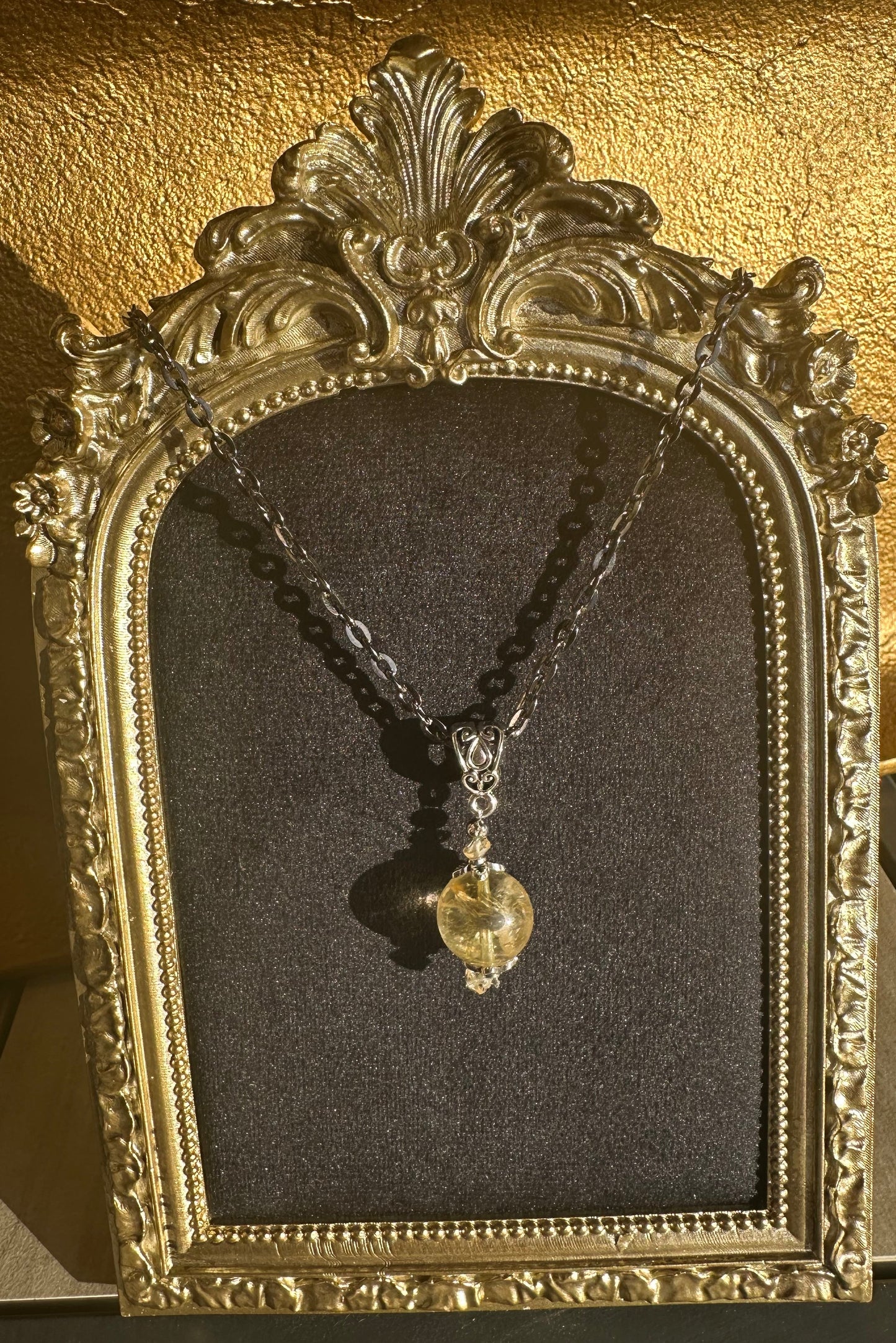 Citrine Pool of Light Necklace