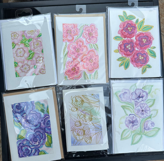 Handmade Floral Bloom Cards