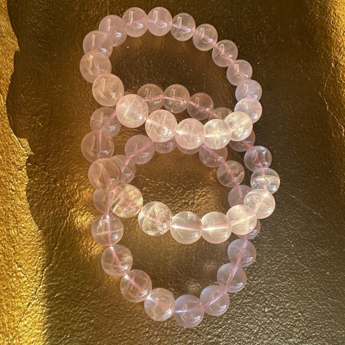 Gemmy Rose Quartz Stretch Bracelet