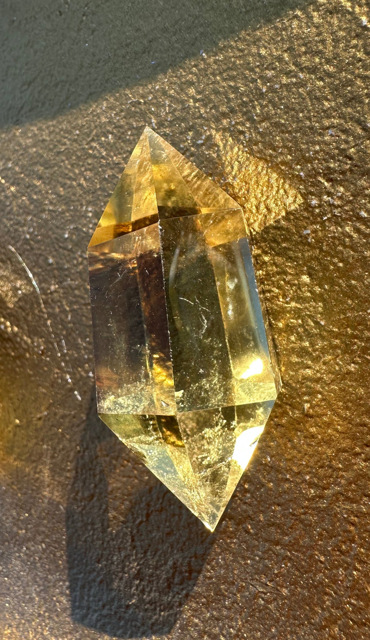 Smoky Citrine Double Terminated Wand