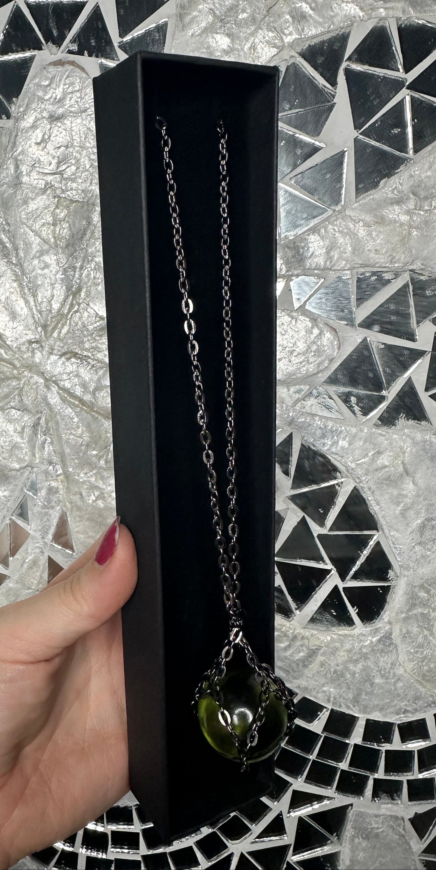 Chain Mail Trinket Necklace