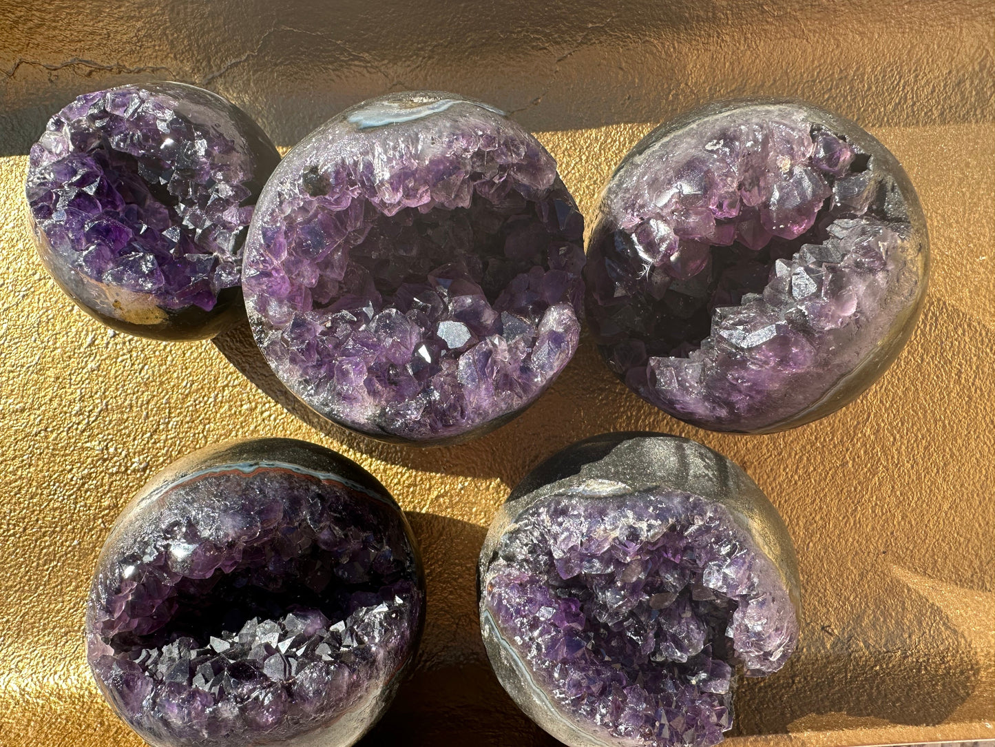 Amethyst Spheres