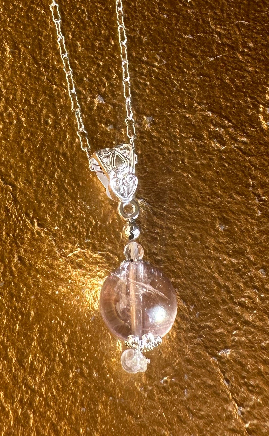 Amethyst Pool of Light Necklace