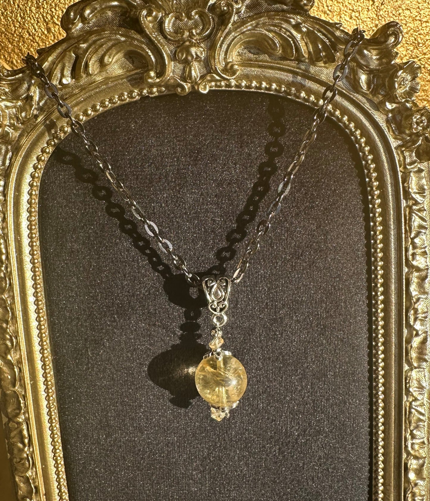 Citrine Pool of Light Necklace