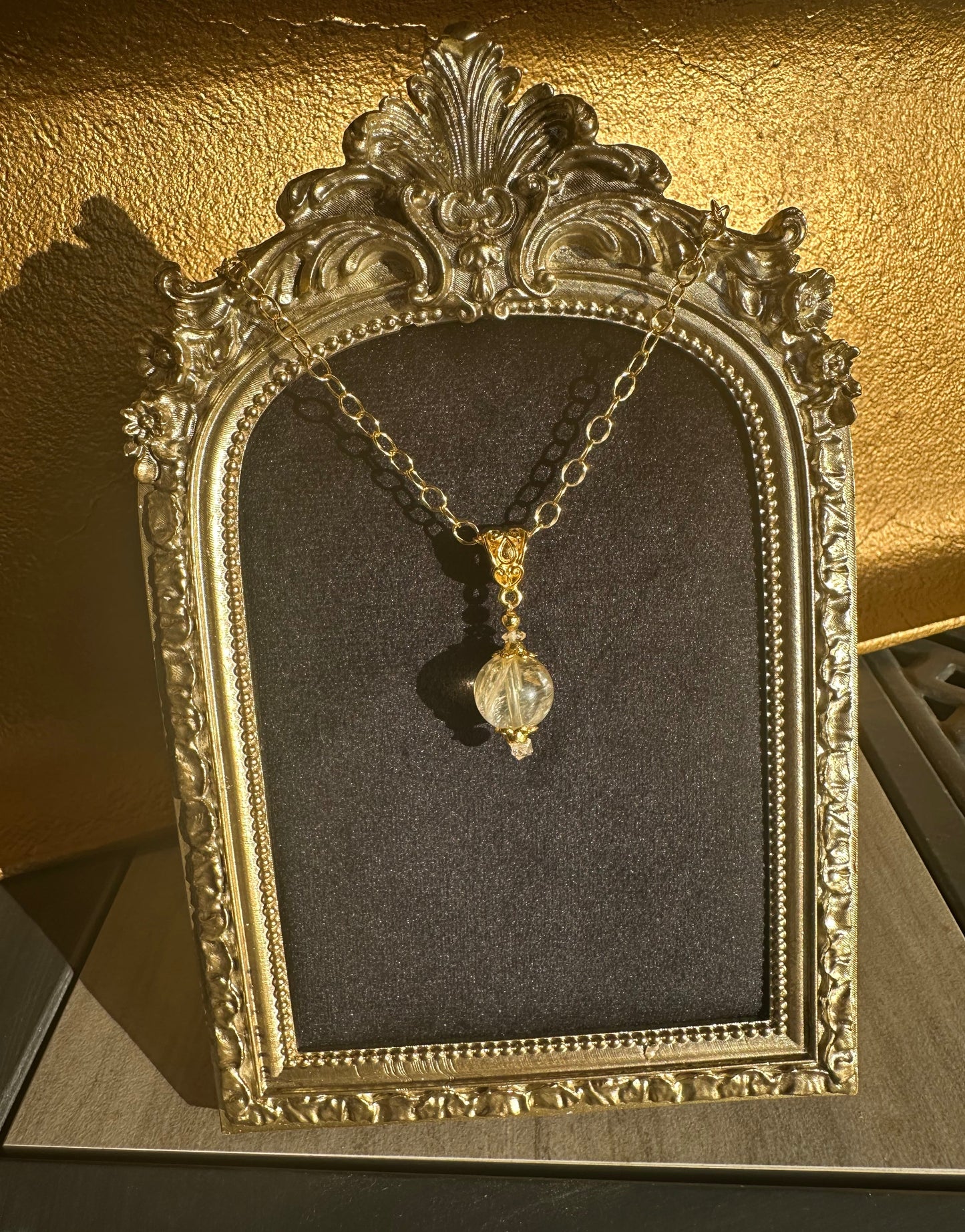 Citrine Pool of Light Necklace