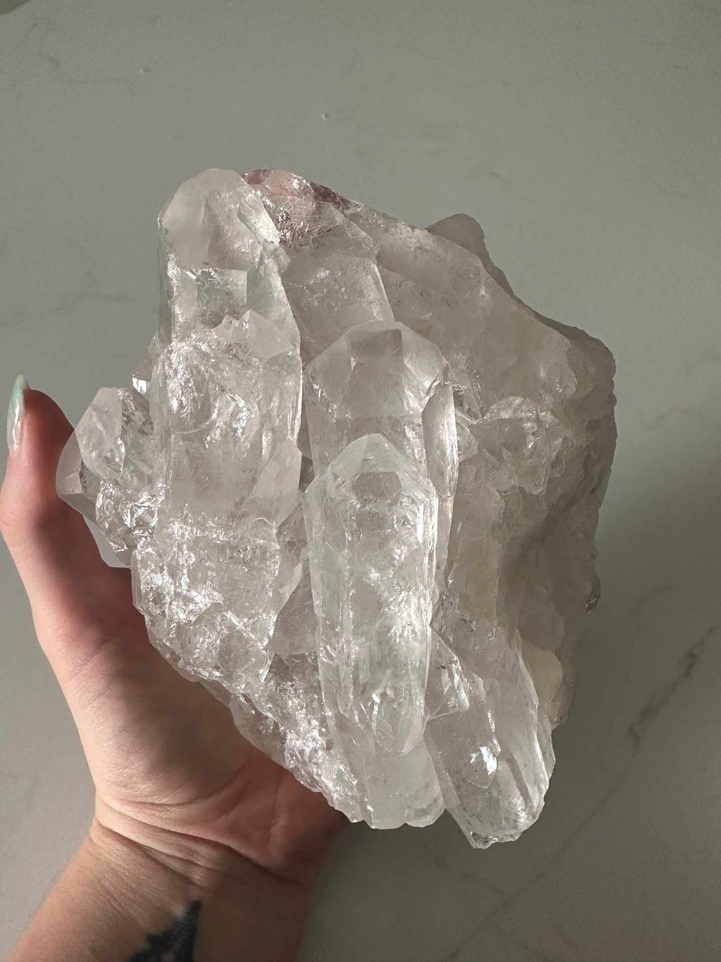 Large Clear Quartz Cluster