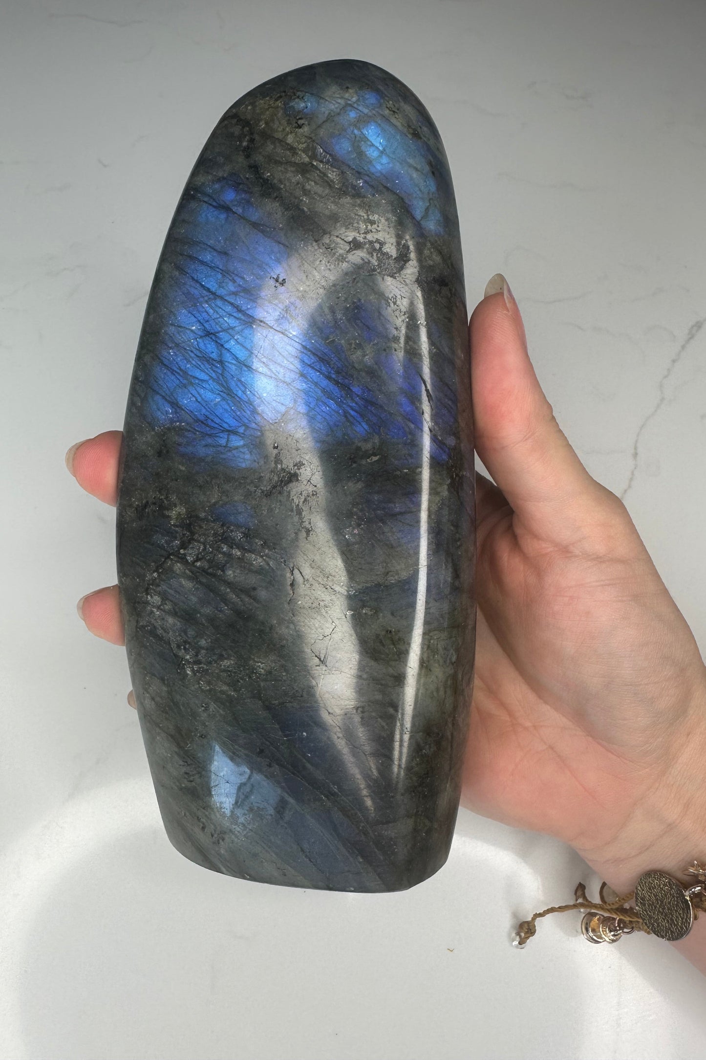 Flashy Large Labradorite Freeform (Blue & Violet)