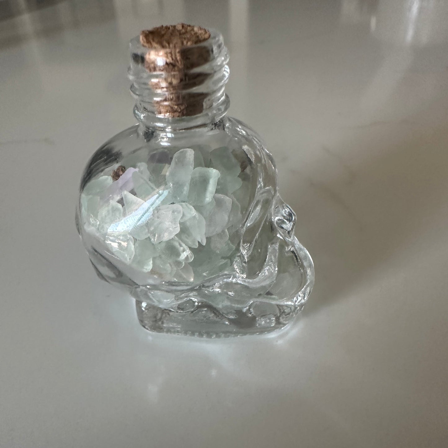 Skull Crystal Chip Jar