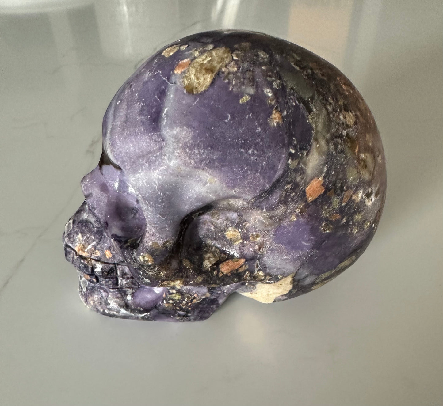 Root Fluorite Skull