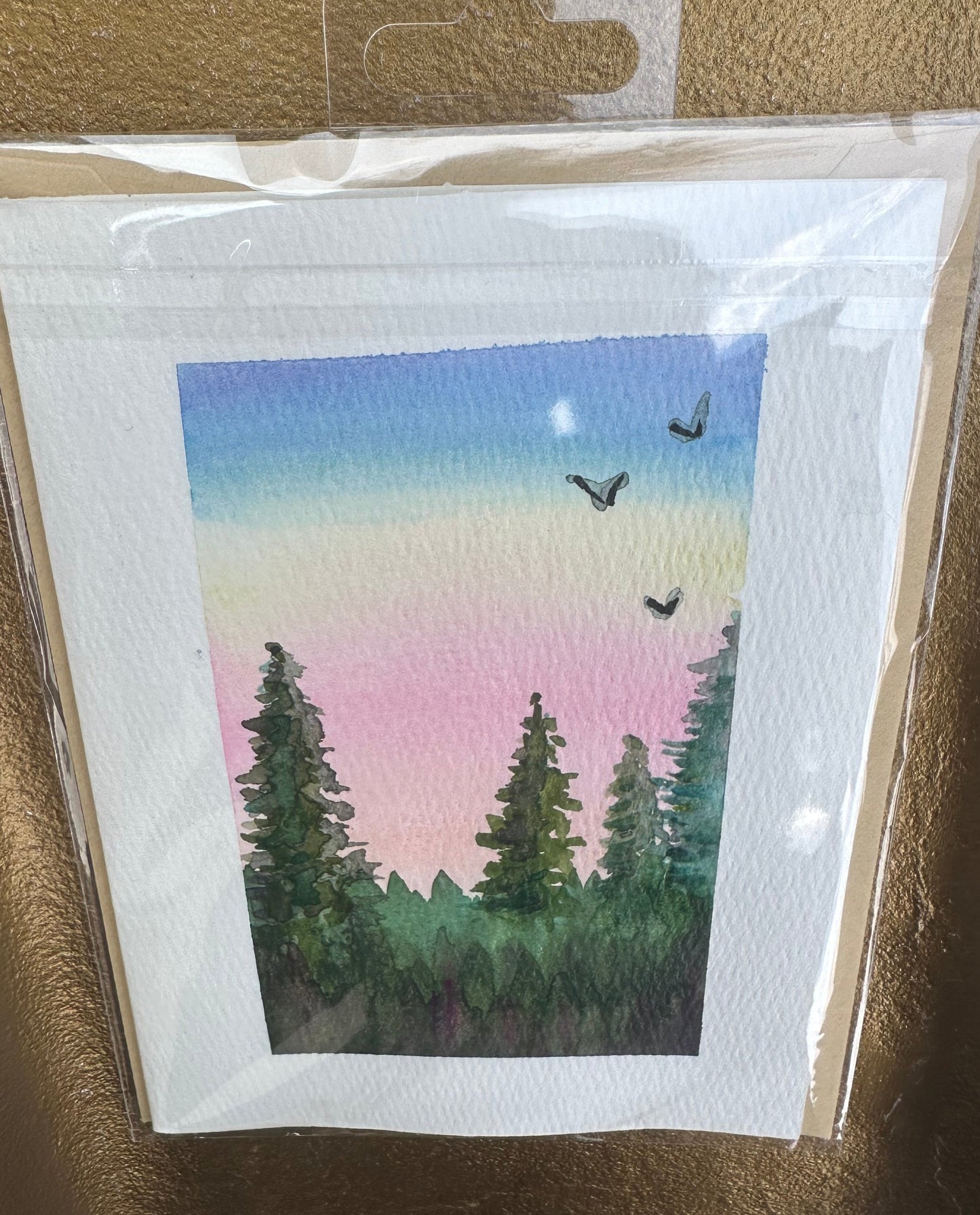 Handmade Mountain Cards
