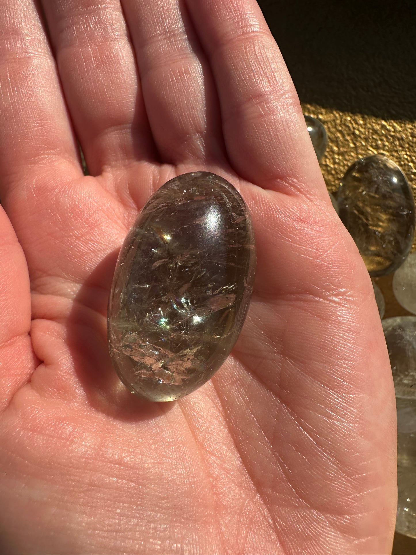 Rare Green Amethyst Tumble