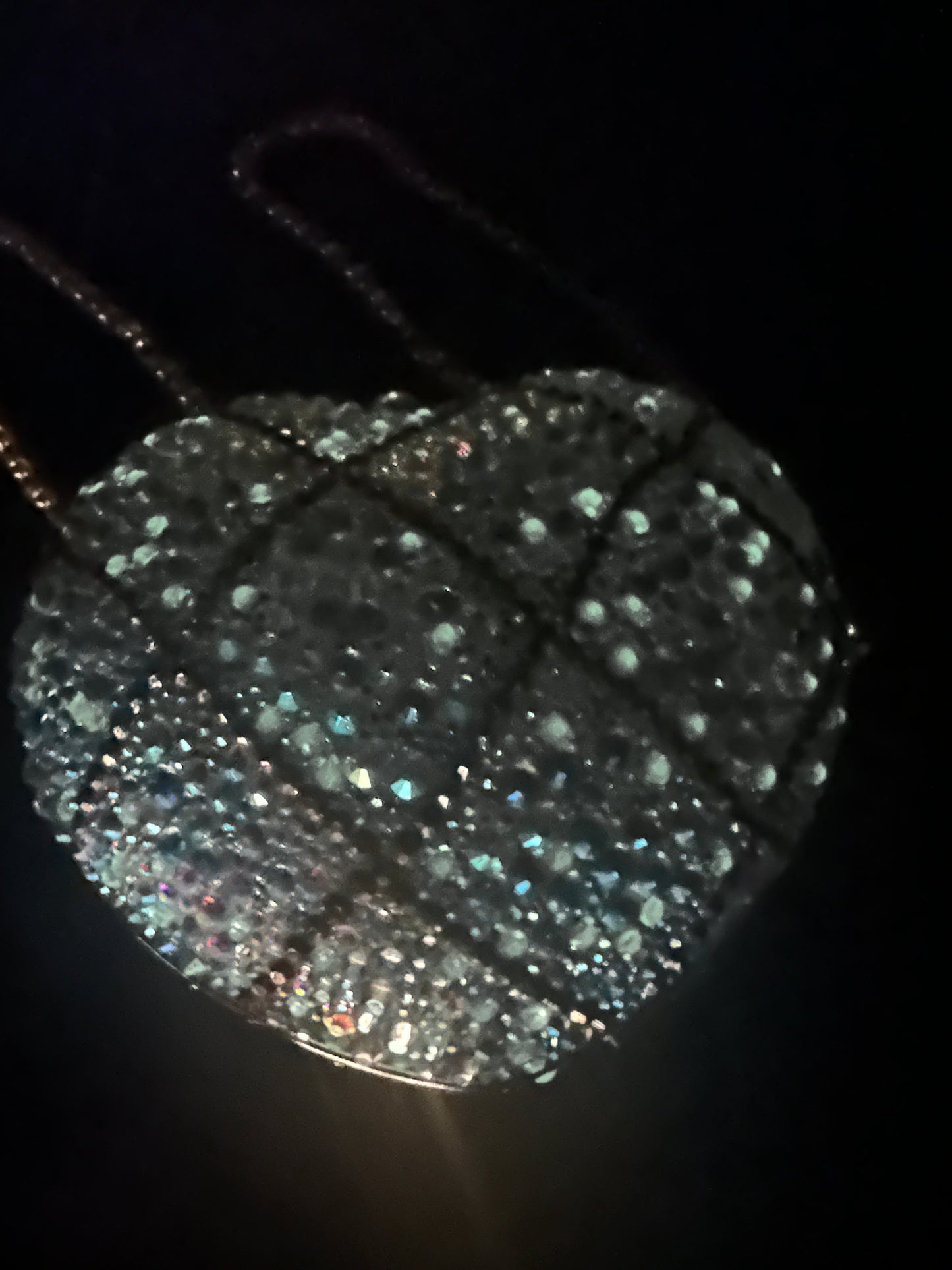 Handmade Diamond Heart Purse