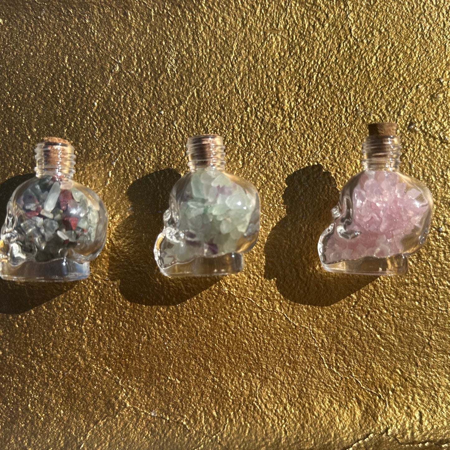 Skull Crystal Chip Jar