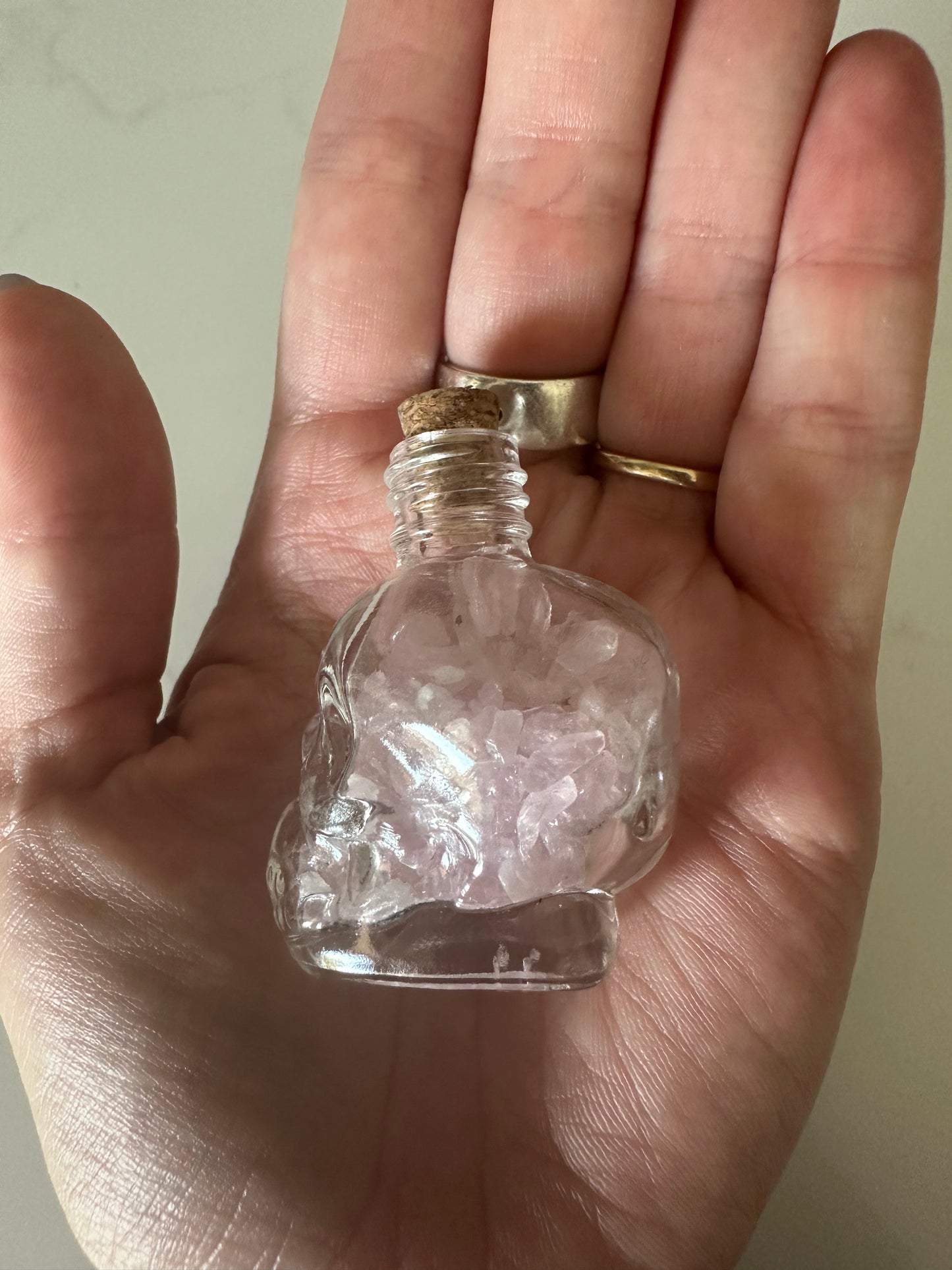 Skull Crystal Chip Jar