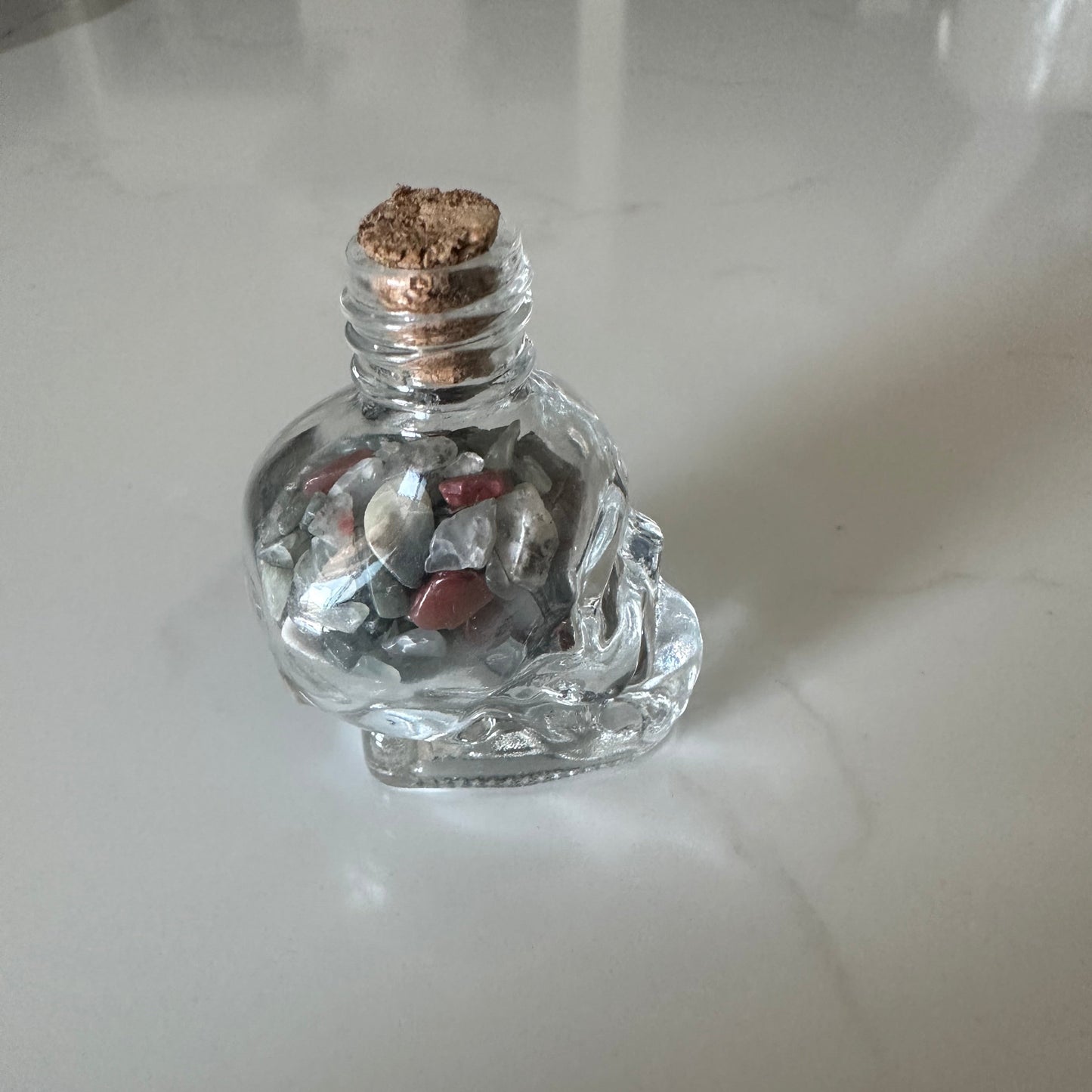 Skull Crystal Chip Jar