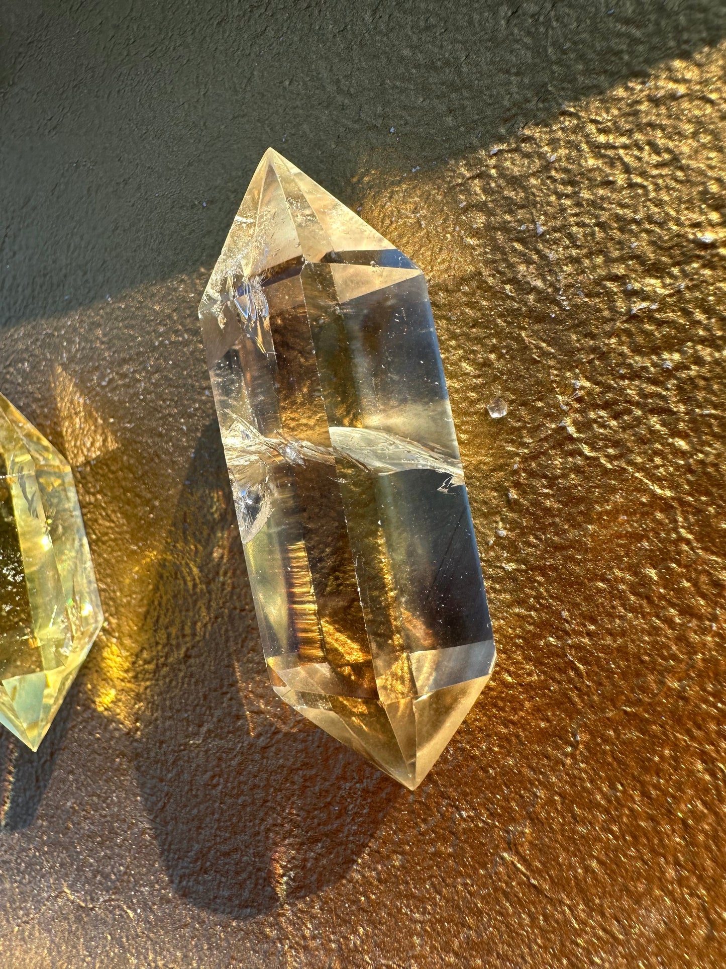 Smoky Citrine Double Terminated Wand
