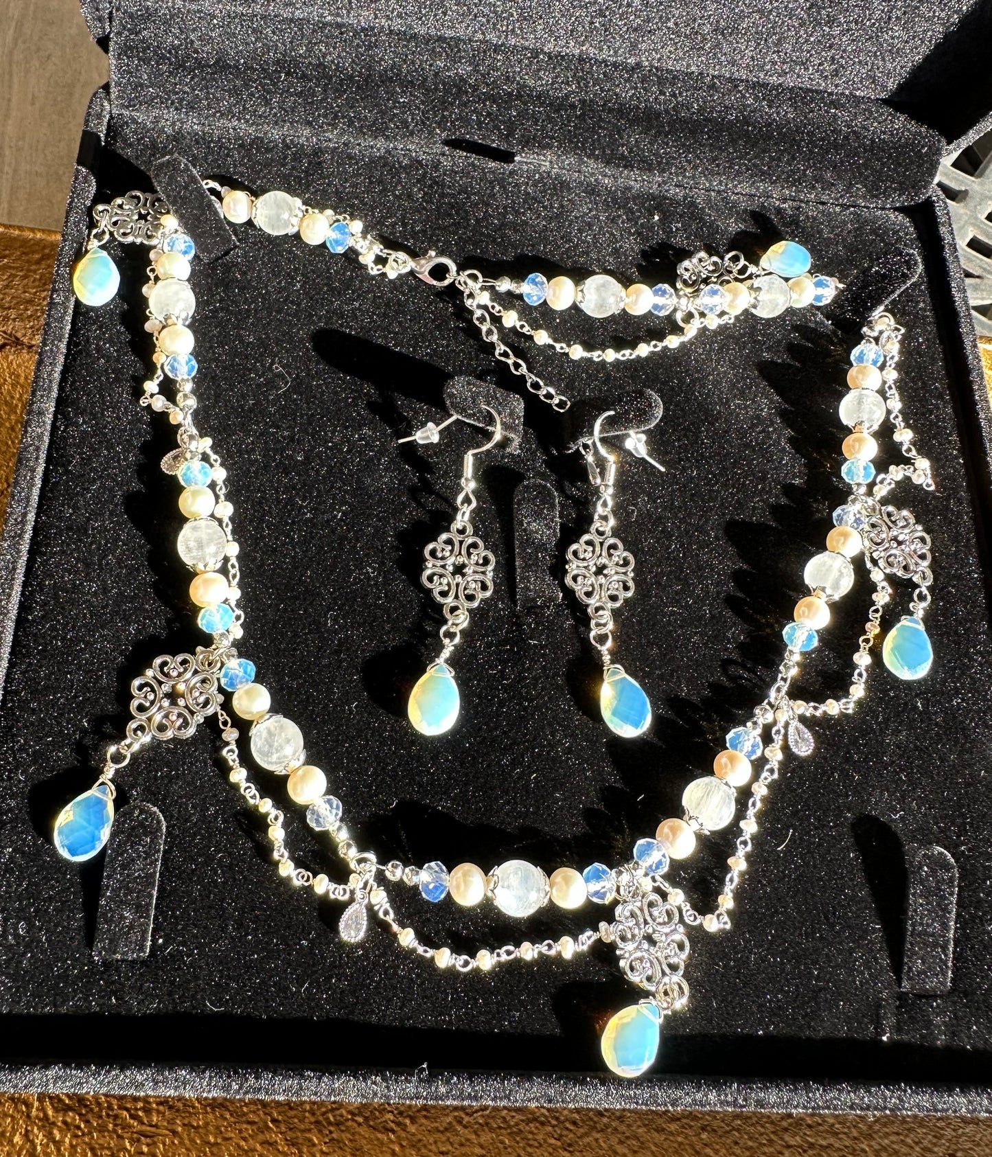 Ethereal Opalite Jewelry Set